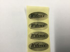 Wilesco 100111 Oval Gold sticker x 1size approx. 2.5cm x 1.5cm
